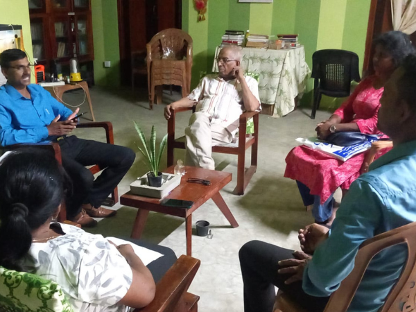 An orientation meeting for staff members who recently joined the Change Charitable Trust (CCT) team.